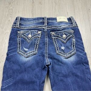 Miss Me Women's Distressed Blue Skinny Jeans